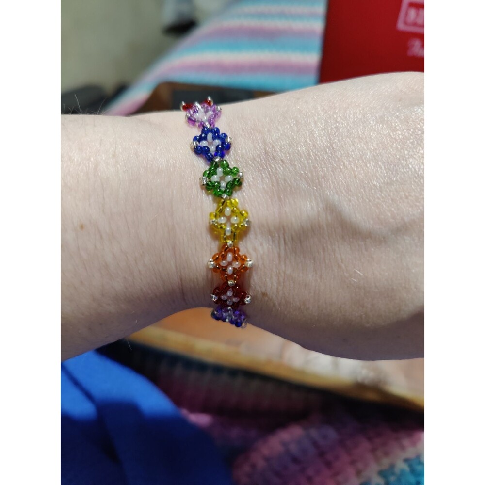 Rainbow Gay Pride Handmade Bracelet